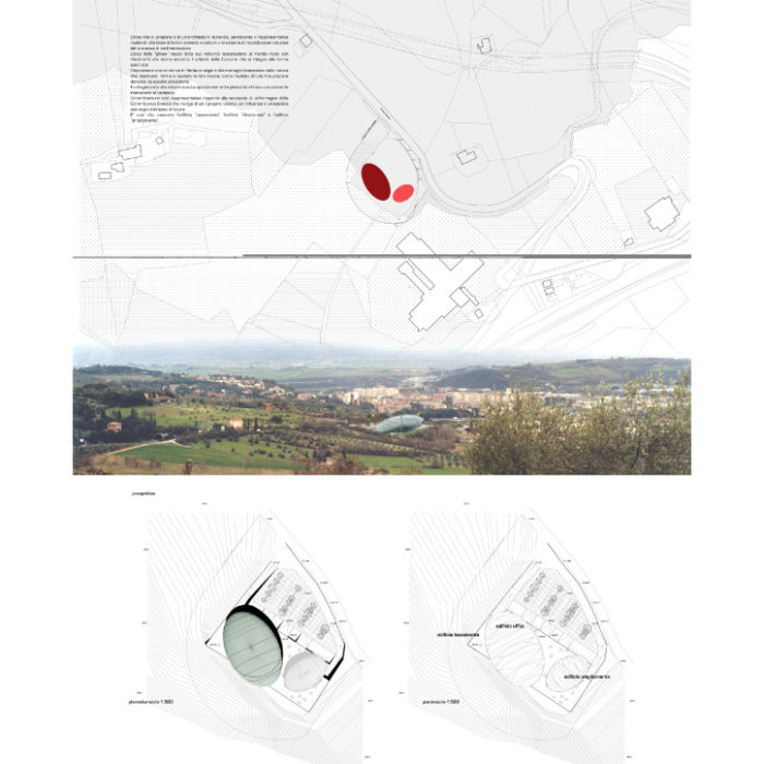 Concorso di idee per la REALIZZAZIONE DELLA NUOVA SEDE DELL’ASSOCIAZIONE DEGLI INDUSTRIALI DELLA PROVINCIA DI PERUGIA, NEL COMUNE DI PERUGIA, LOCALITÀ PISCILLE E SISTEMAZIONE DEGLI SPAZI ESTERNI, bandito da Confindustria Perugia - Associazione degli Industriali della Provincia di Perugia, 2007. (progetto menzionato) Gruppo di partecipazione: dott. Competition for the CONSTRUCTION OF THE NEW HEADQUARTERS OF THE ASSOCIATION OF INDUSTRIAL PROVINCE OF PERUGIA, IN THE CITY OF PERUGIA, PISCILLE LOCATION AND POSITIONING THE OUTDOOR SPACES, banned by Confindustria Perugia - Industrial Association of the Province of Perugia, 2007. (mentioned project ) investment Group: Dr. ing. ing. arch. arch. Massimo Mariani Studio Bargone Architetti Associati prof. Massimo Mariani Studio Bargone Associated Architects prof. arch. arch. Fabrizio Rossi Prodi Maragna Inc. Hariri – Pontarini Architects Fabrizio Rossi Prodi Maragna Inc. Hariri - Pontarini Architects