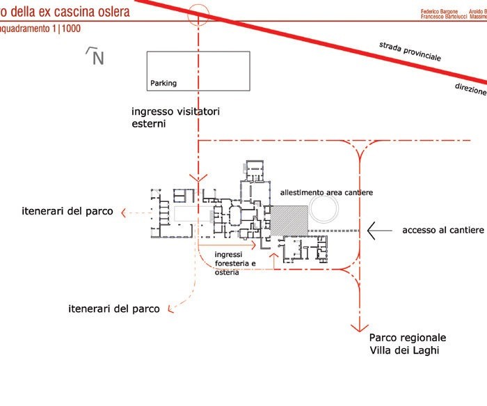 DEFINITIVE AND EXECUTIVE DESIGN FOR THE RESTORATION WORKS OF THE " CASCINA OSLERA" WITHIN "LA MANDRIA " PARK - TURIN